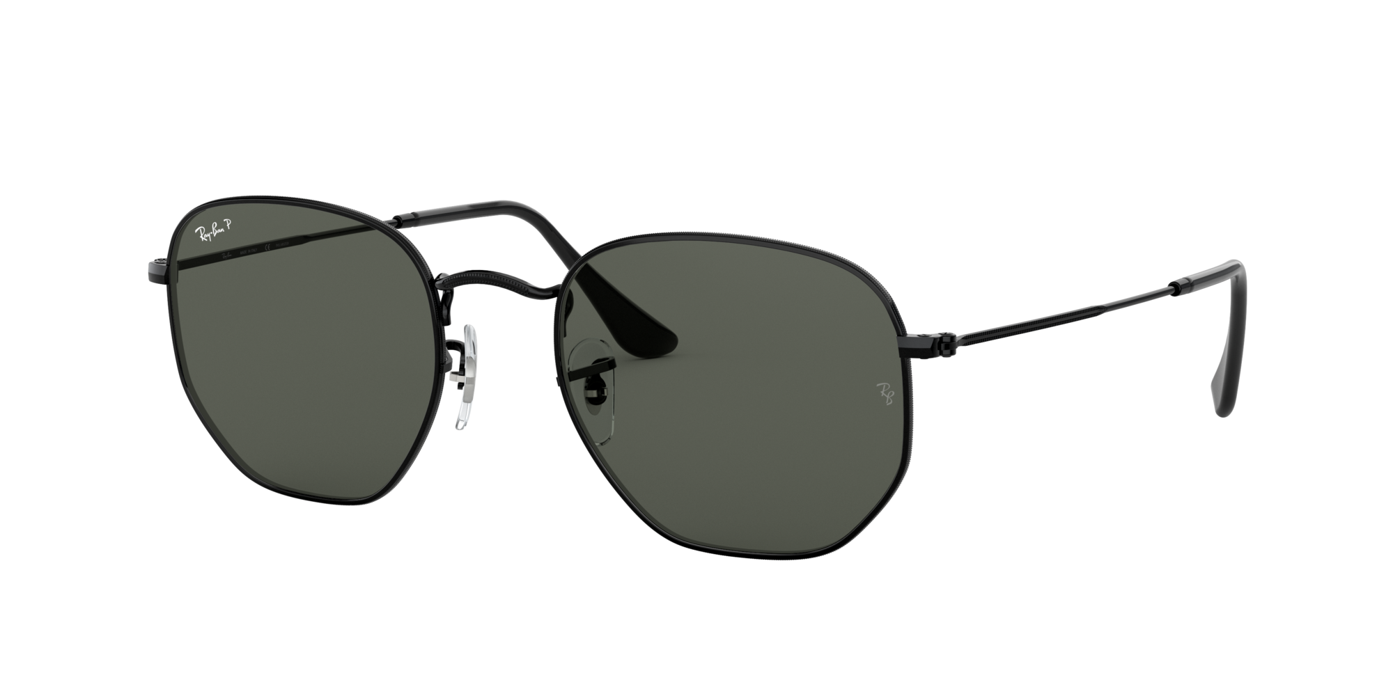 hexagonal flat lenses sunglasses