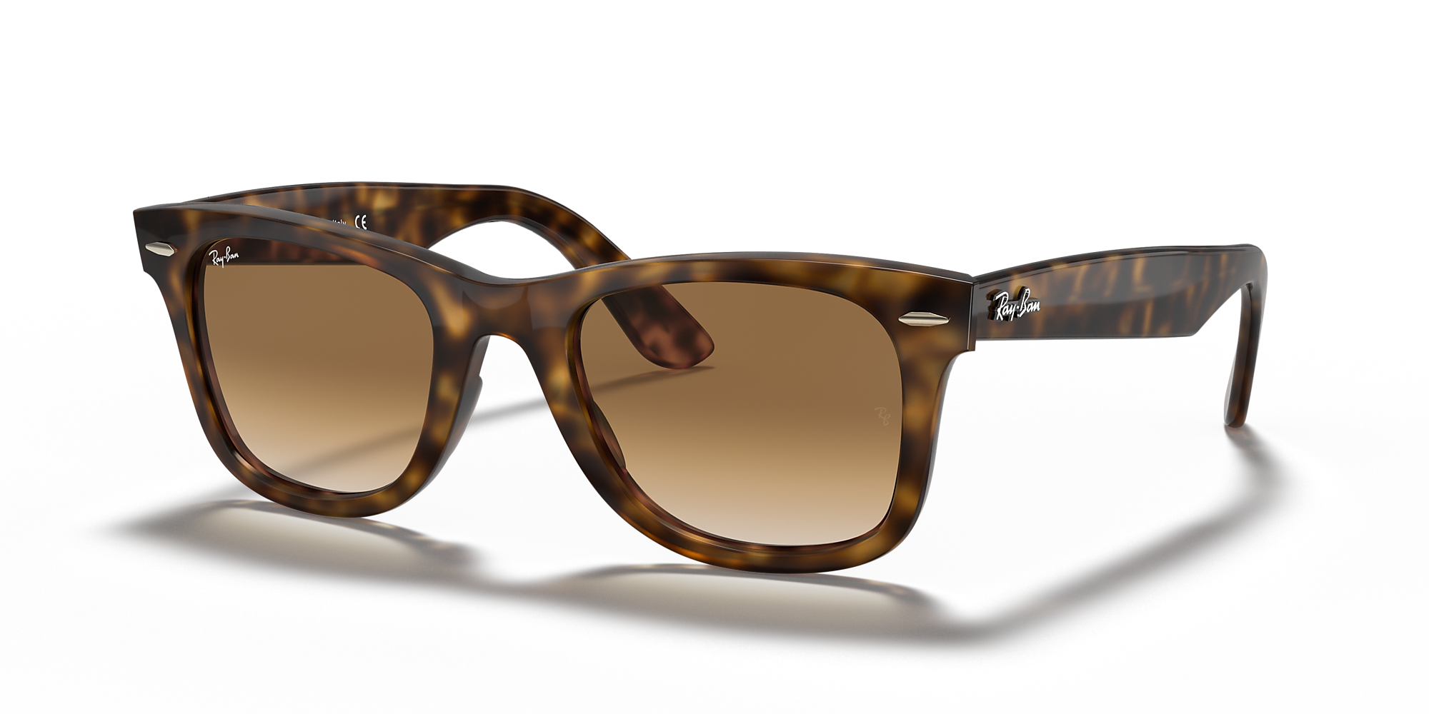 Ray-ban Rb4340 Wayfarer Ease 50 Light Brown Gradient & Light Havana 