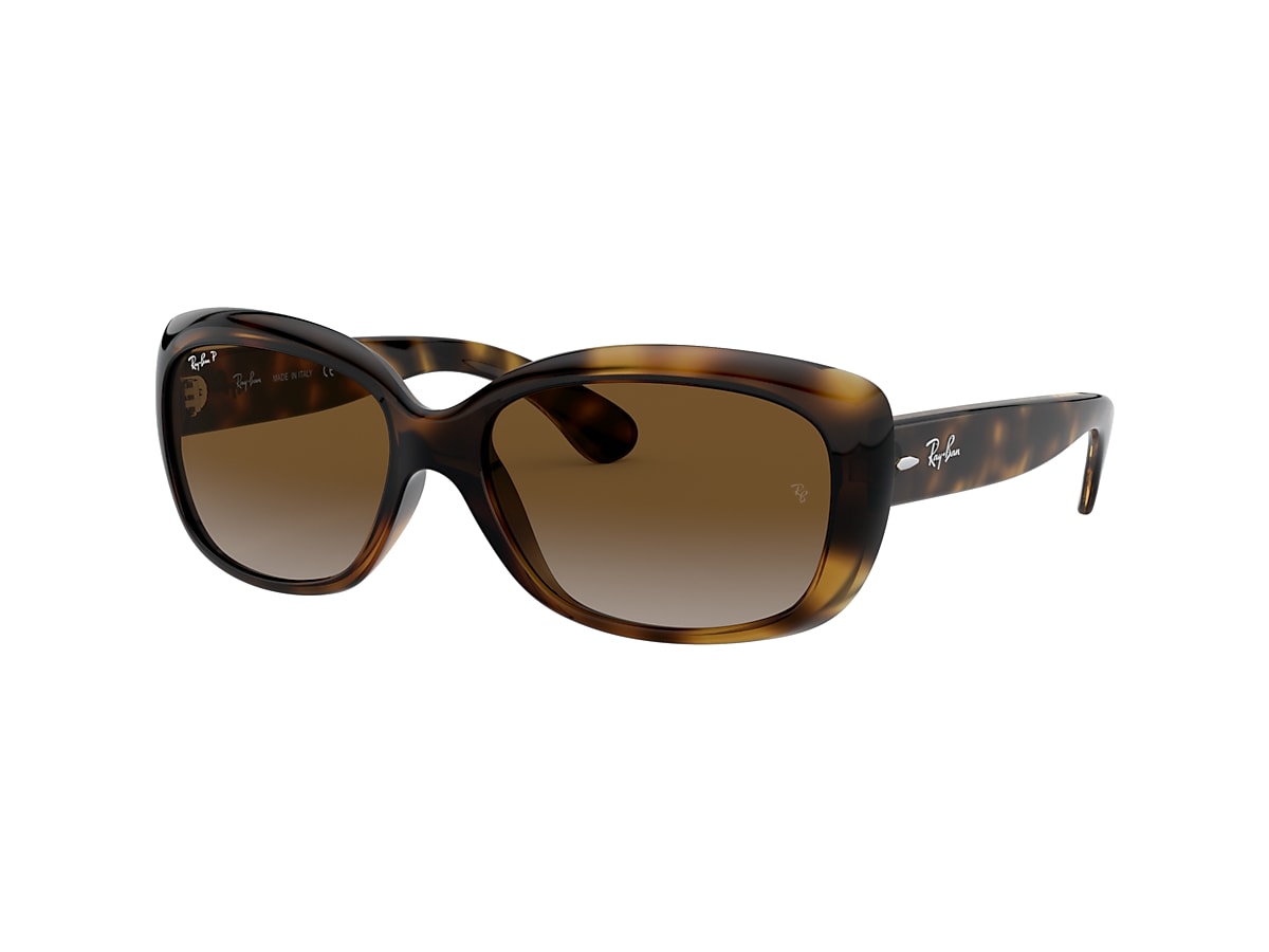 Ray-Ban RB4101 Jackie Ohh 58 Polarized Brown Gradient & Light Havana  Polarized Sunglasses | Sunglass Hut USA