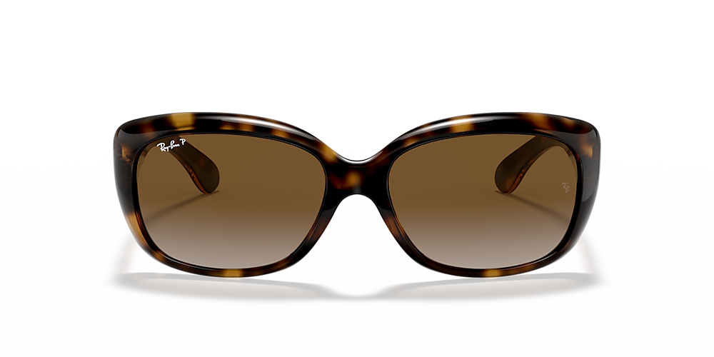 Ray-Ban RB4101 Jackie Ohh 58 Polarized Brown Gradient & Light Havana Polarized  Sunglasses | Sunglass Hut USA