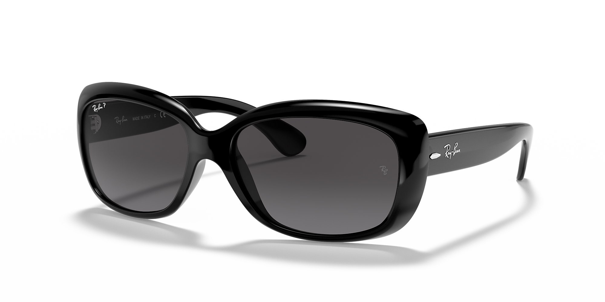 Ray Ban Rb4101 Jackie Ohh 58 Grey And Black Polarized Sunglasses Sunglass Hut Usa