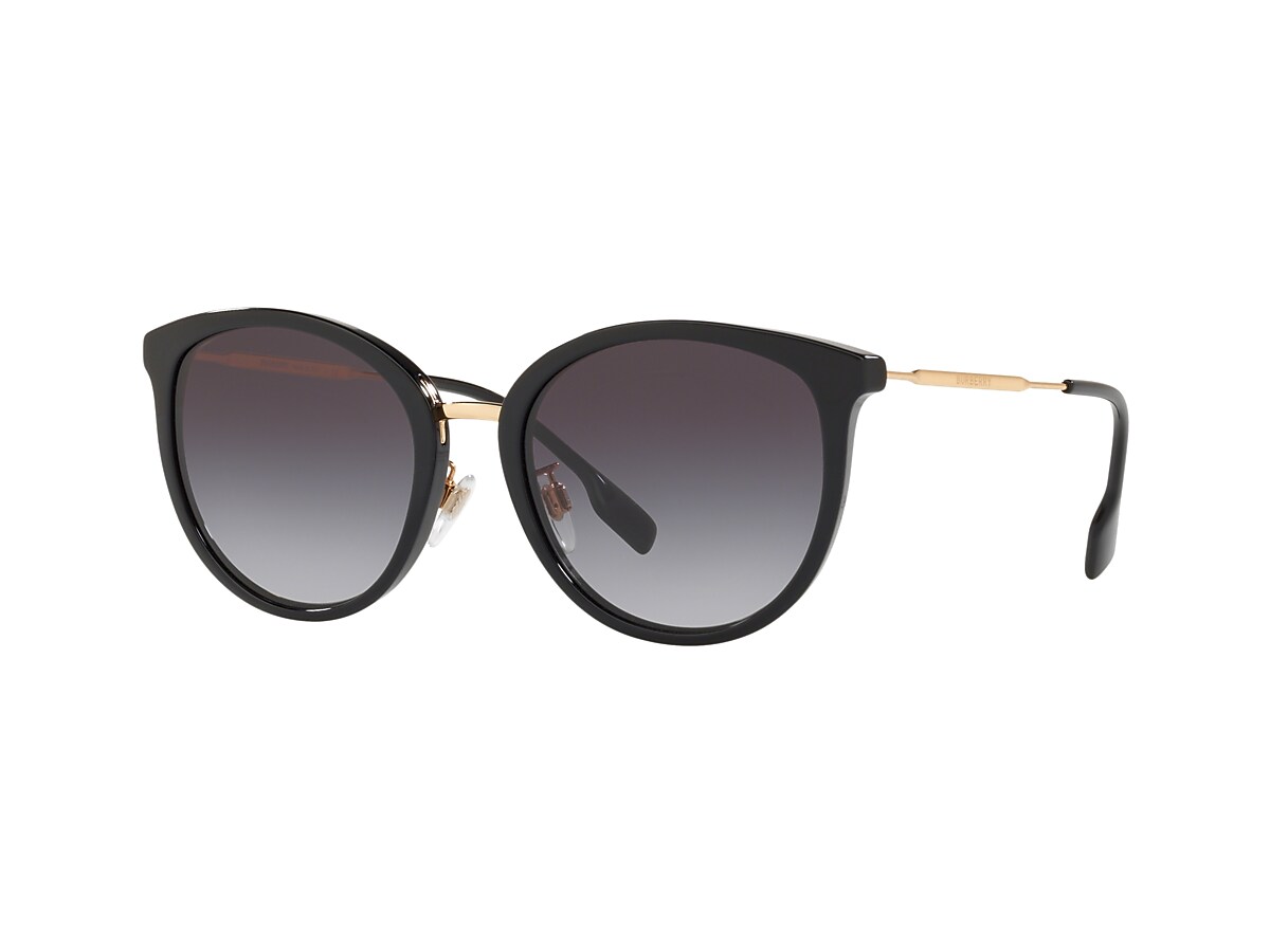 Burberry BE4289D 56 Grey Gradient & Black Sunglasses | Sunglass 