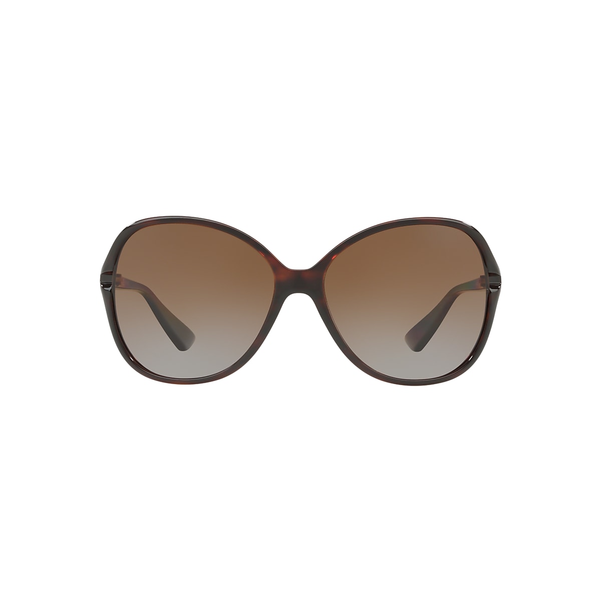 SUNGLASS HUT COLLECTION HU2001 Brown - Woman Sunglasses, Polar Brown  Gradient Grey Lens