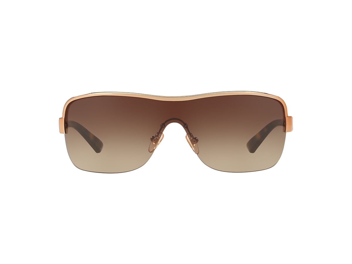 A New Day Brown Gold Sunglasses Round 100% UV Protection Adult