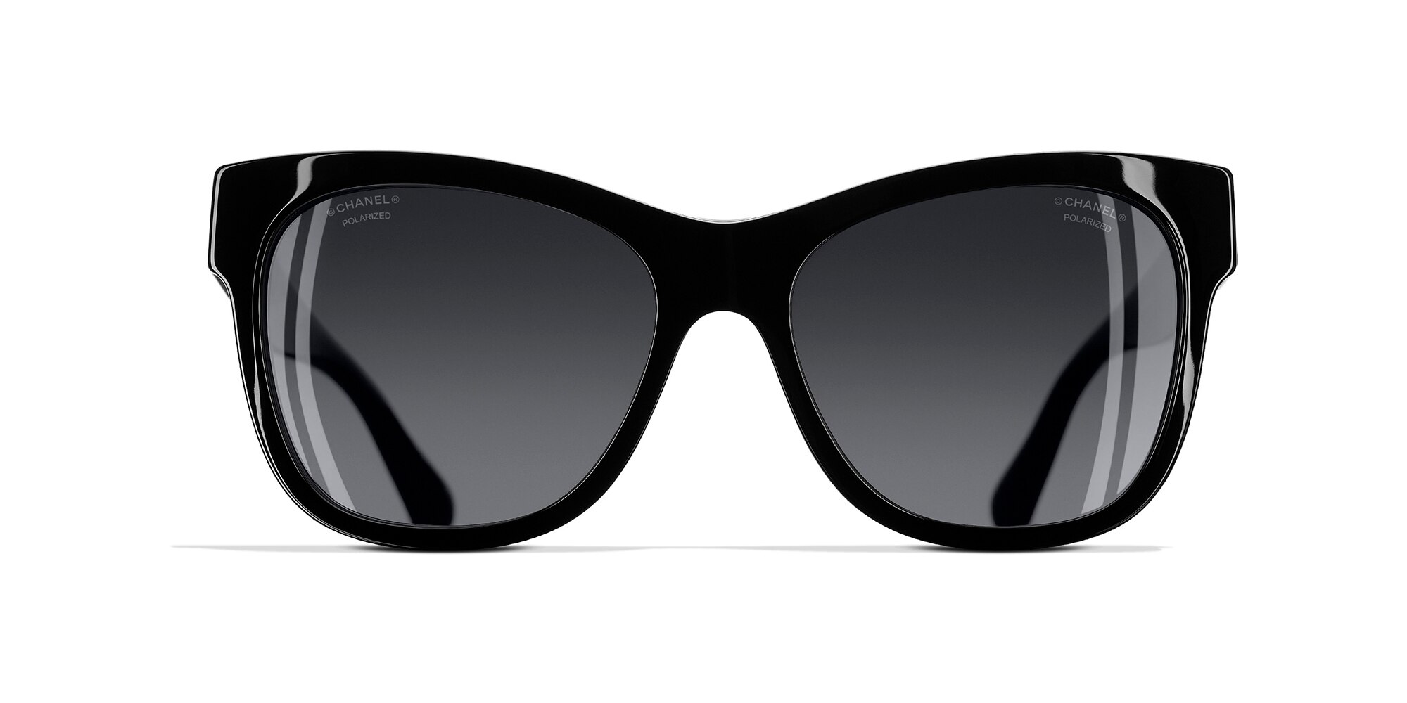 CHANEL Pillow Sunglasses CH5408 Black at John Lewis  Partners