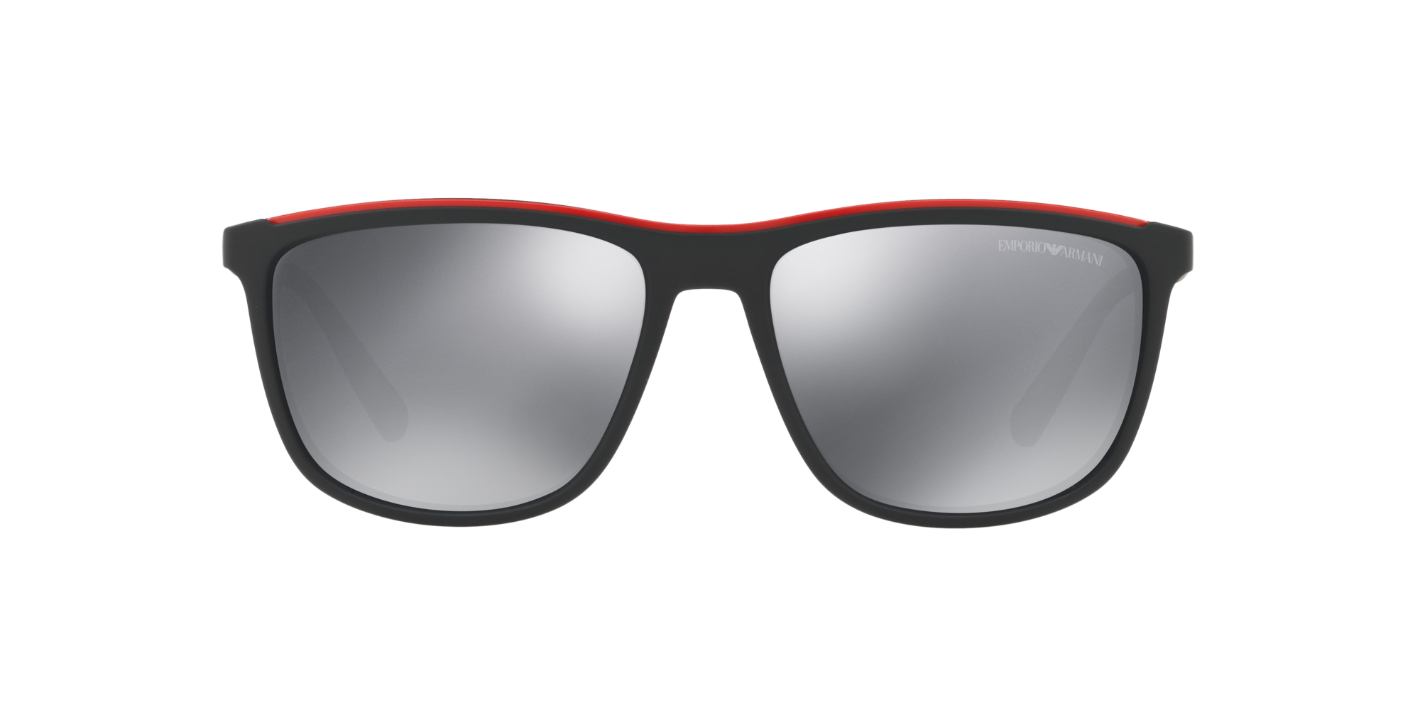 emporio armani sunglasses black and red