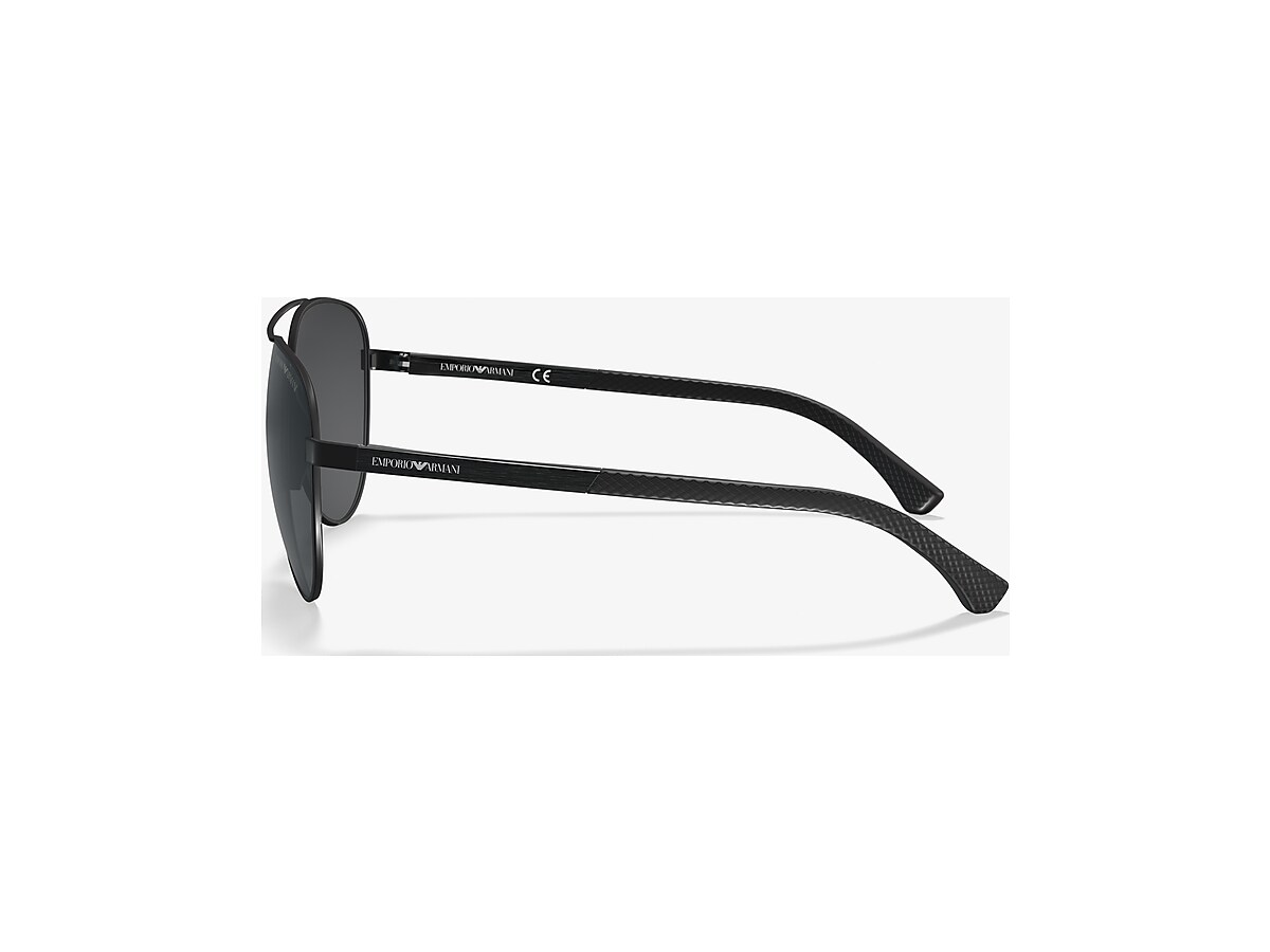 Emporio Armani EA2059 61 Grau & Matt Schwarz Sunglasses | Sunglass 