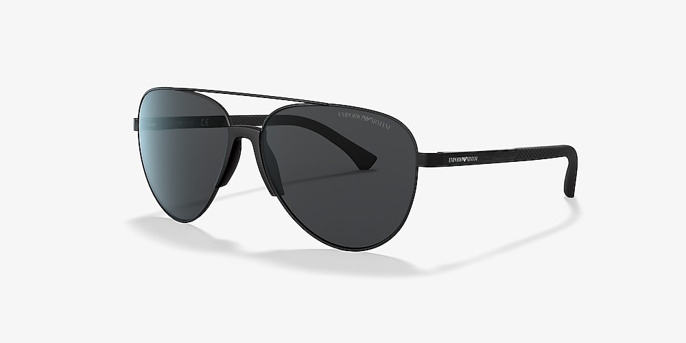 Emporio Armani EA2059 61 Grey & Matte Black Sunglasses | Sunglass Hut  United Kingdom