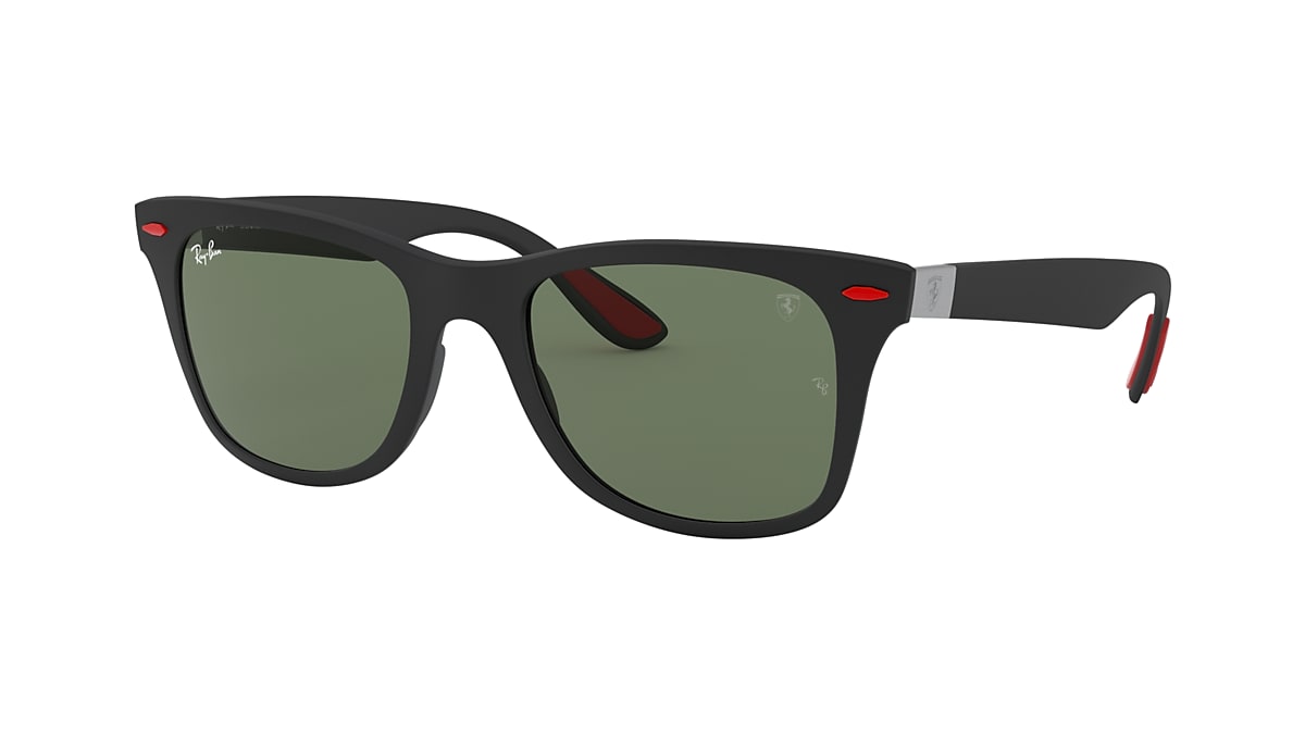 Avanzar blanco lechoso Tesoro Ray-Ban RB4195M Scuderia Ferrari Collection 52 Green Classic & Black  Sunglasses | Sunglass Hut USA
