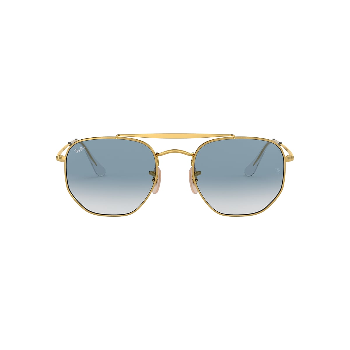 Ray-Ban RB3648 Marshal 54 Light Blue & Gold Sunglasses | Sunglass Hut USA