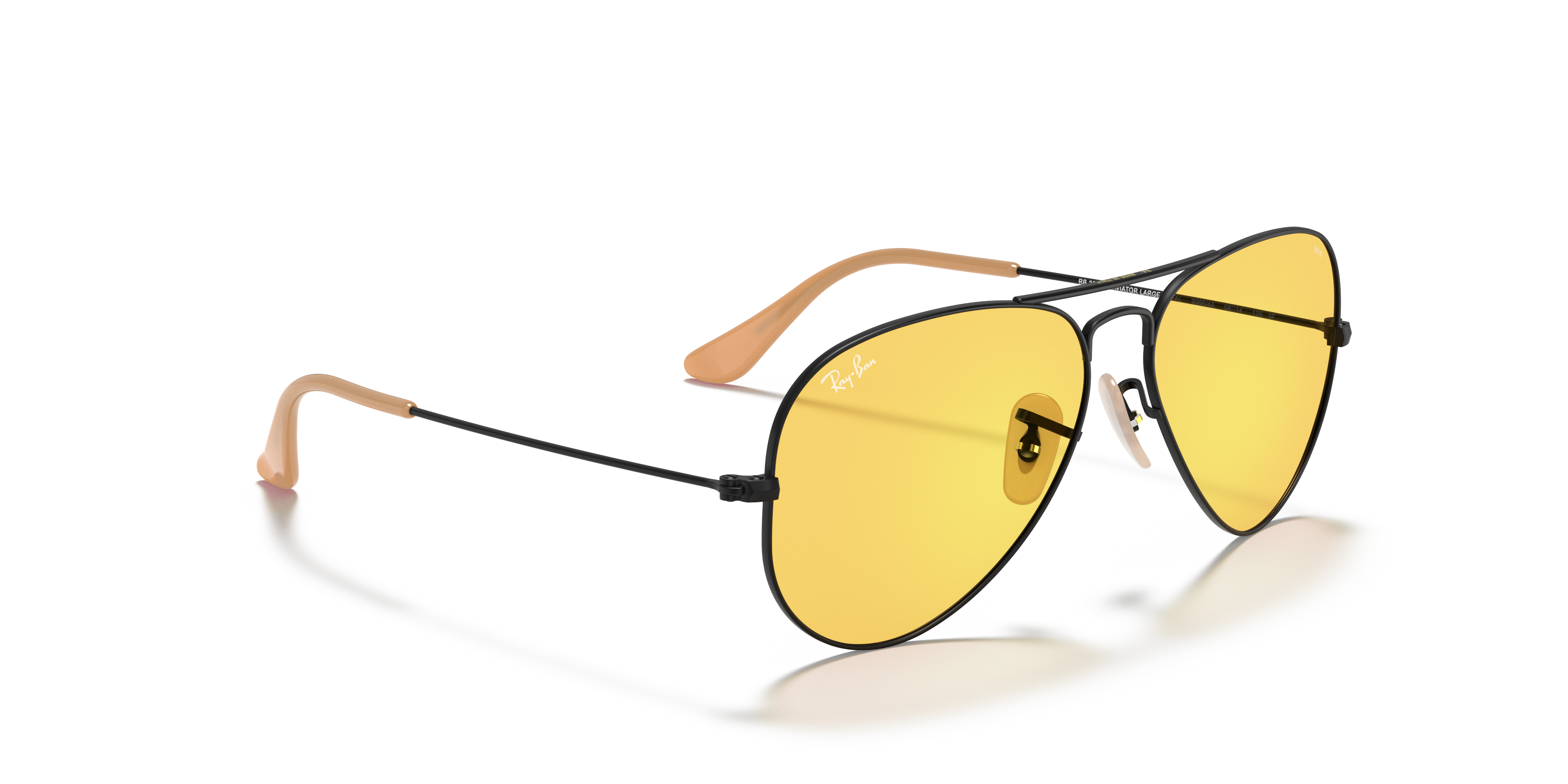 ray ban aviator yellow