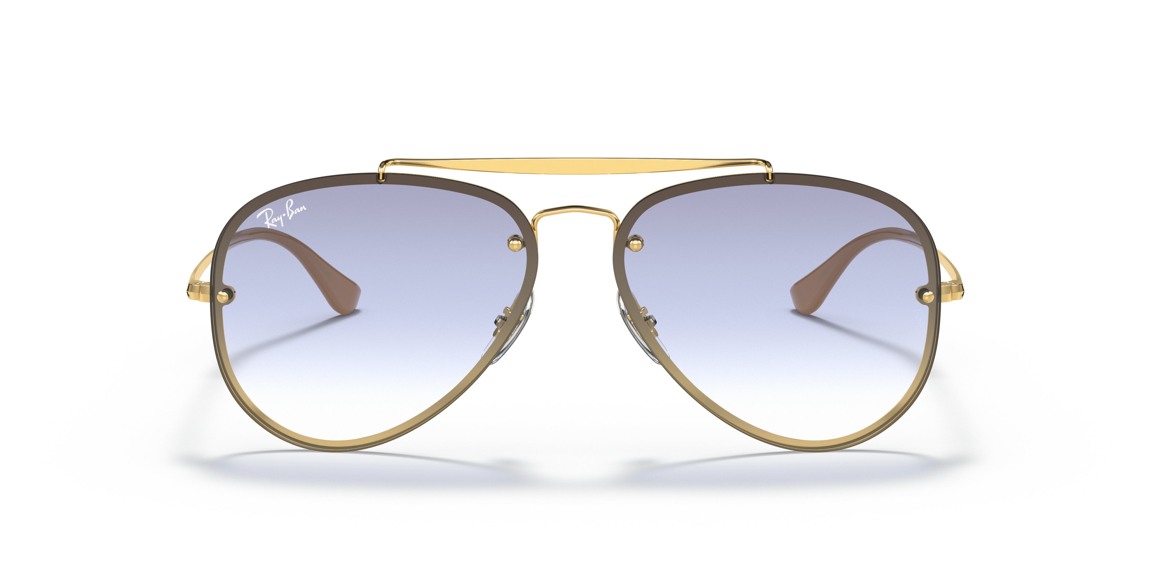 ray ban blaze aviator gold