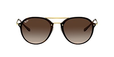 Ray-Ban RB4292N Blaze Double Bridge 61 Brown Gradient & Light