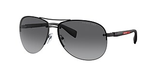 Prada Linea Rossa PS 56MS 65 Polarized Grey Gradient Black