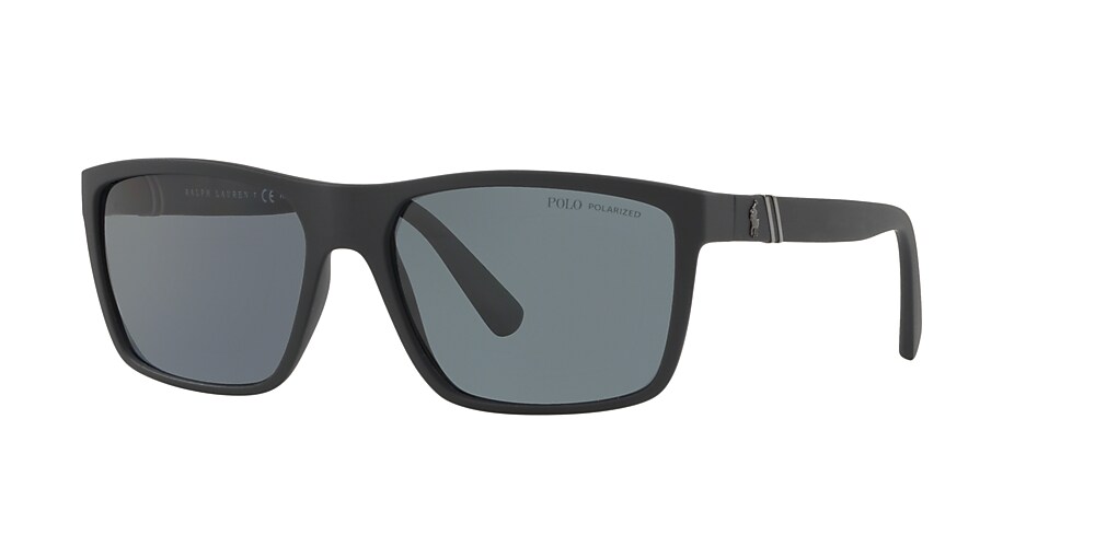 Ralph lauren matte store black sunglasses