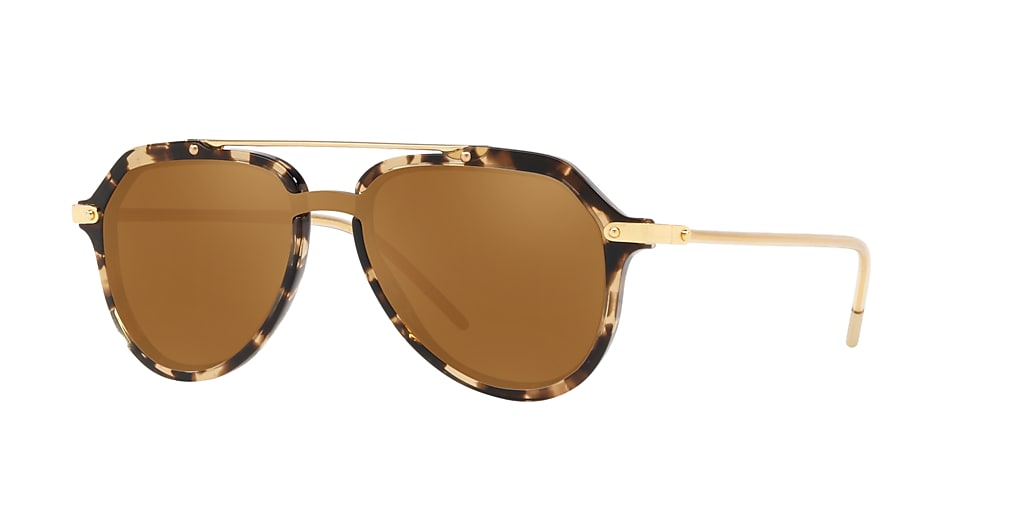 Dolce & Gabbana DG4330 Gold & Tortoise Sunglasses | Sunglass Hut USA