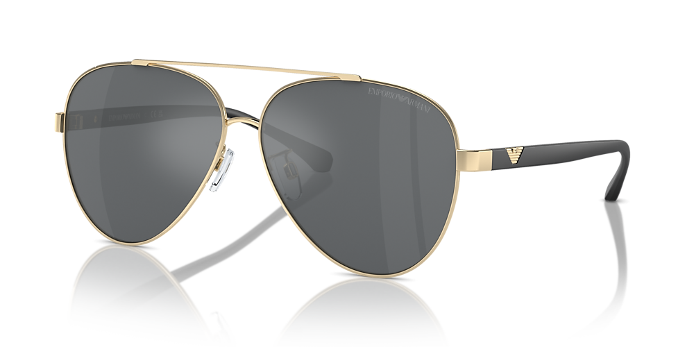 Emporio armani shop sunglasses gold