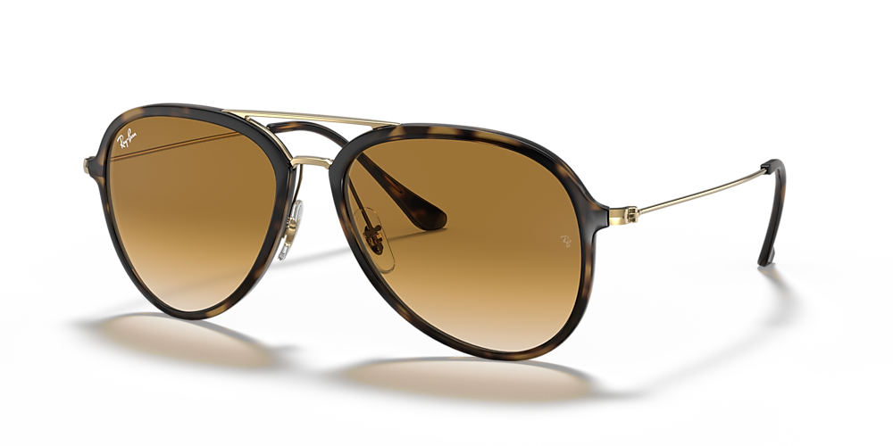 Ray-Ban RB4298 57 Light Brown Gradient & Light Havana Sunglasses | Sunglass  Hut USA