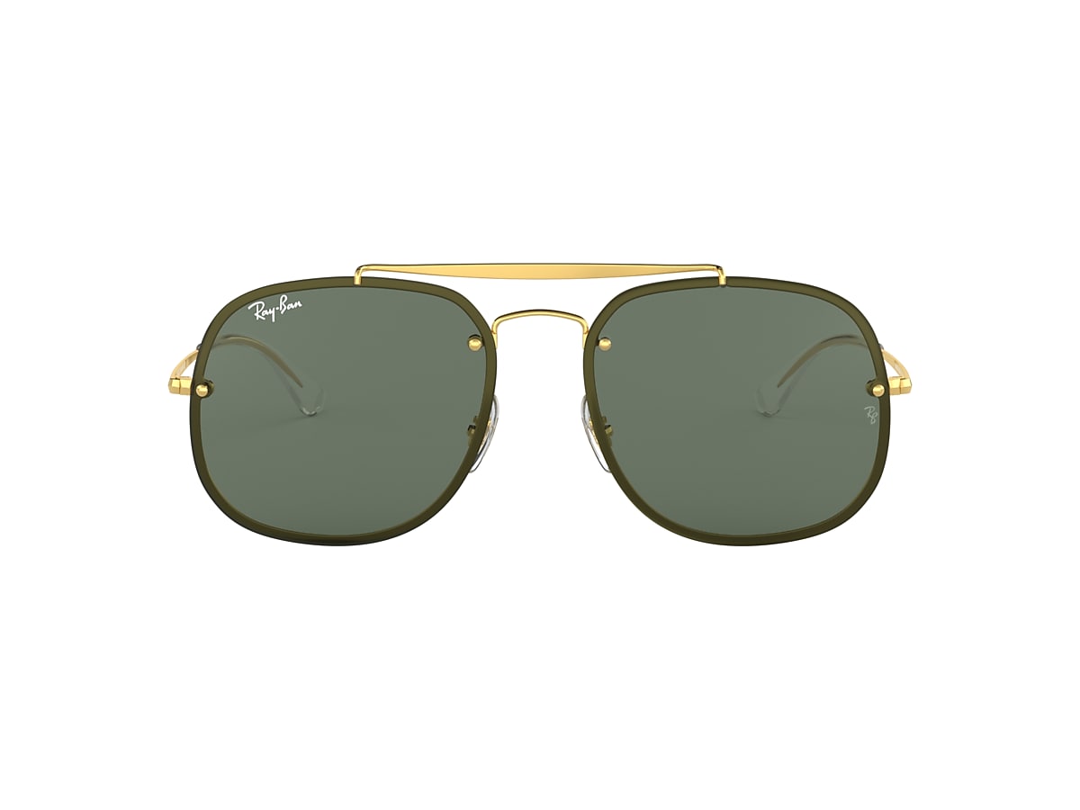 Schep een schuldeiser Vervelend Ray-Ban RB3583N Blaze General 58 Green Classic & Gold Sunglasses | Sunglass  Hut USA