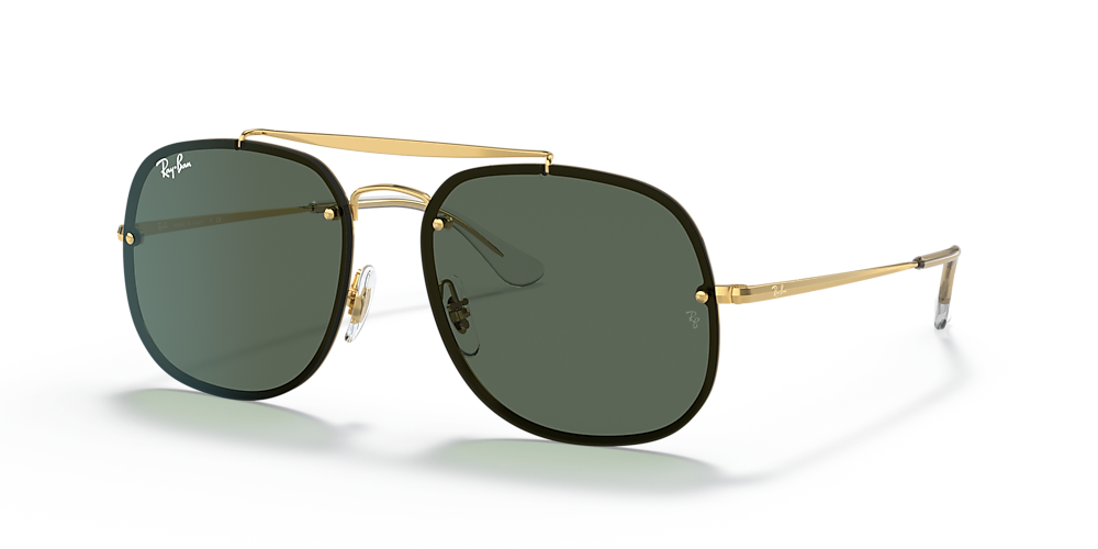 Vejrtrækning At lyve Limited Ray-Ban RB3583N Blaze General 58 Green Classic & Gold Sunglasses | Sunglass  Hut USA