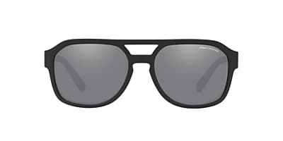 Armani Exchange AX4074S 57 Light Grey Mirror Black Matte Black