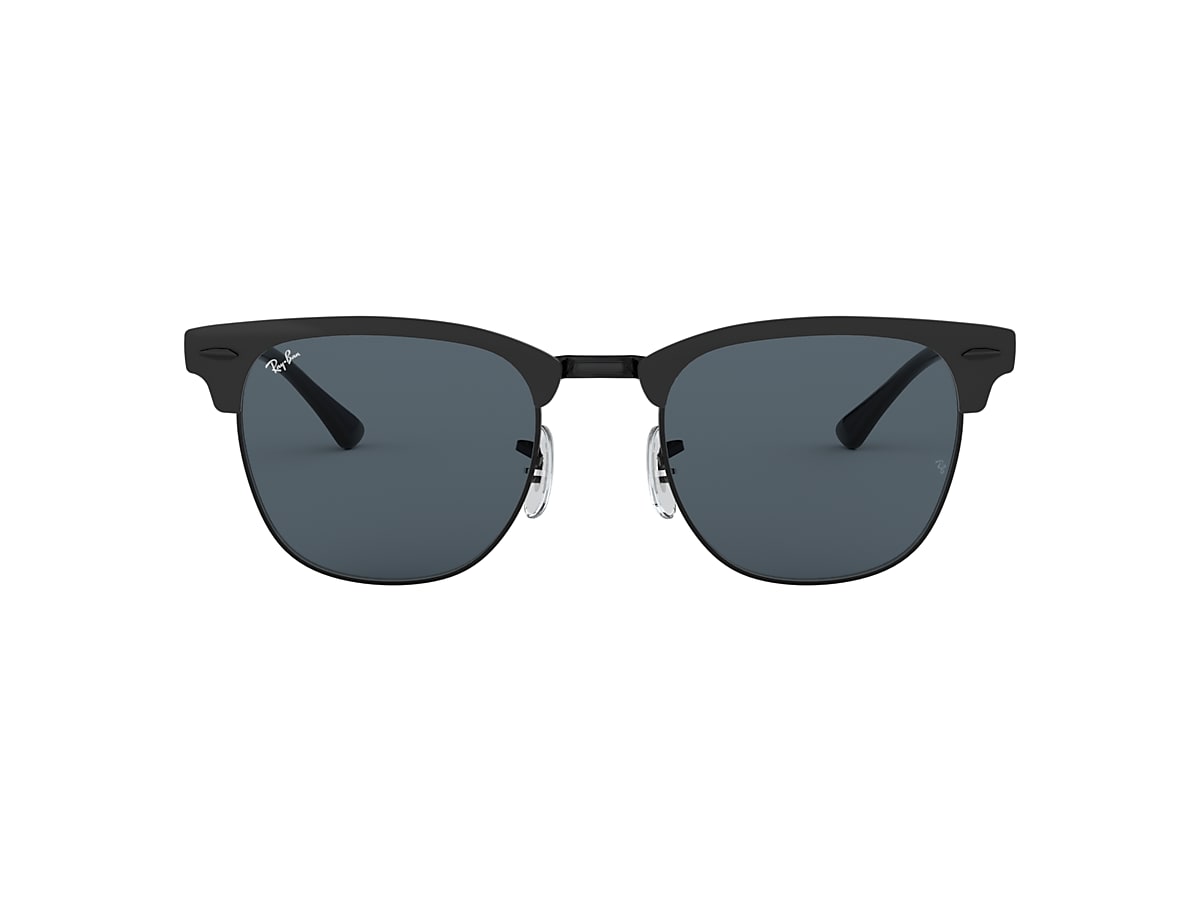 Ray-Ban RB3716 Clubmaster Metal 51 Blue Classic & Black Sunglasses |  Sunglass Hut USA