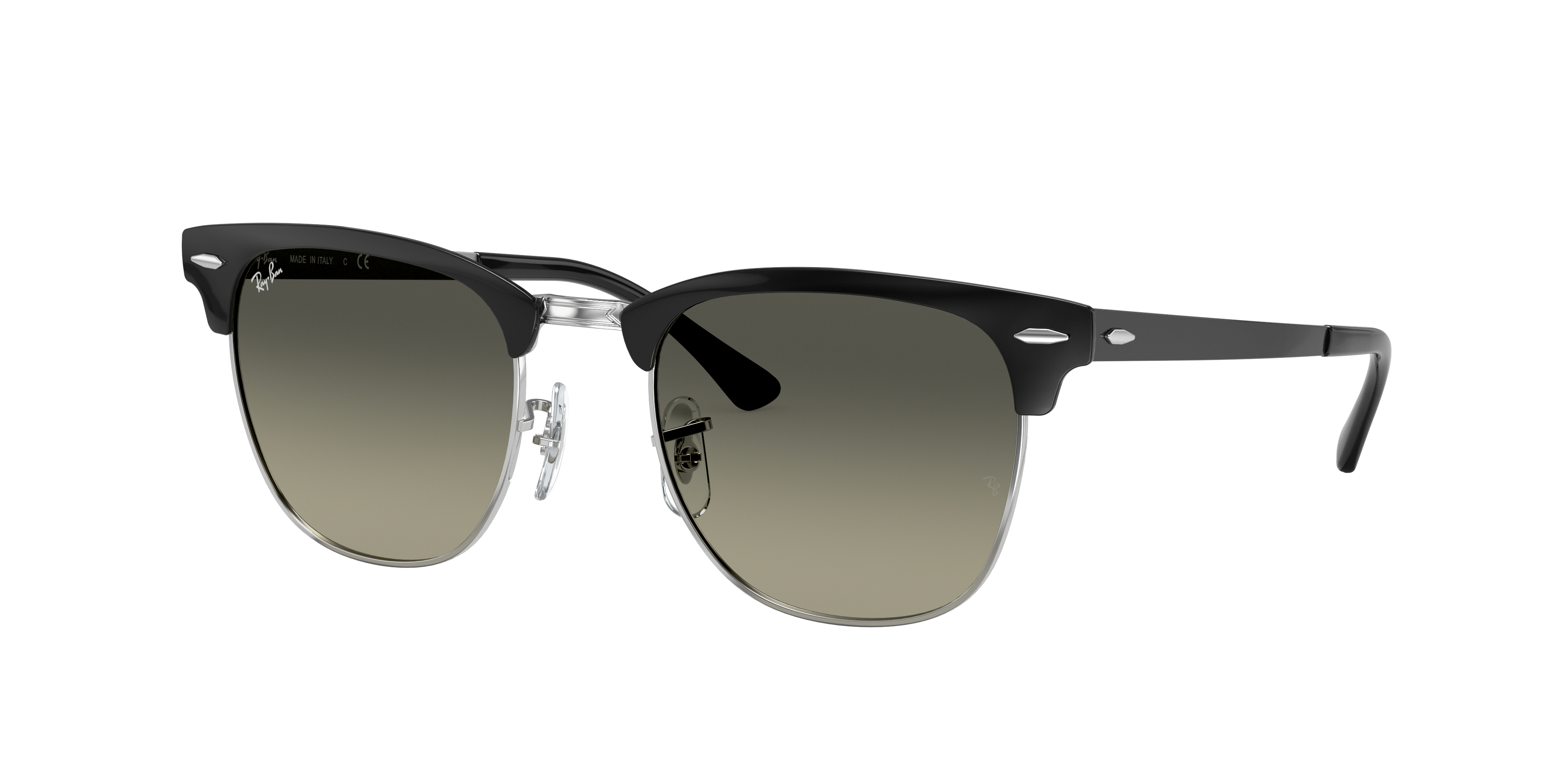 Ray Ban Rb3716 Clubmaster Metal 51 Grey Gradient Black Sunglasses Sunglass Hut Australia