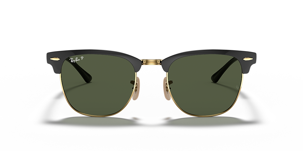 Ray-Ban RB3716 Clubmaster Metal 51 Polarized Green Classic G-15