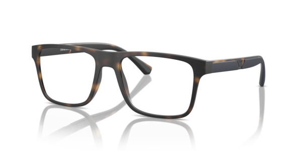 Óculos de sol Emporio Armani EA4115, formato quadrado, armação em acetato tartaruga, lente marrom clara