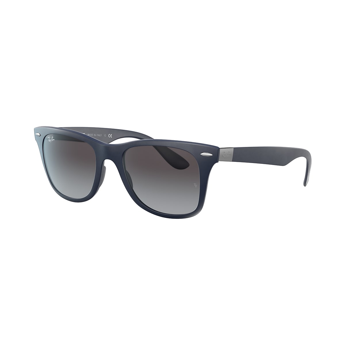 blotte Spændende par Ray-Ban RB4195 Wayfarer Liteforce 52 Light Grey Gradient Dark Grey & Blue  Sunglasses | Sunglass Hut USA