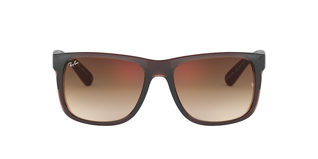 RayBan RB4165 JUSTIN FLASH GRADIENT LENSES 55 Brown Gradient Mirror