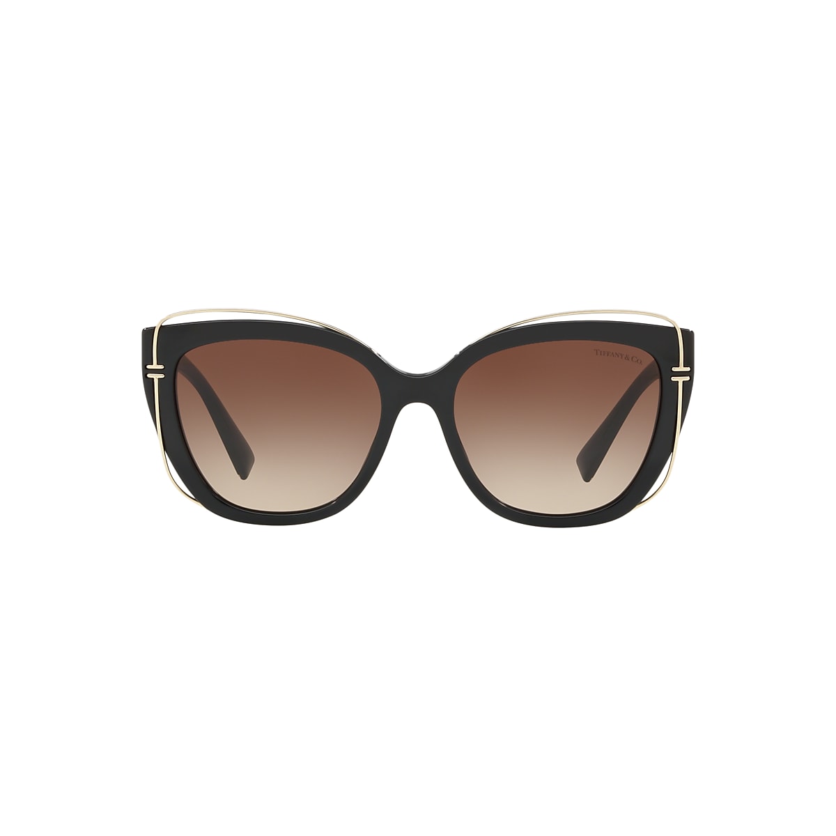Tiffany & Co. TF4148 54 Brown Gradient & Black Sunglasses
