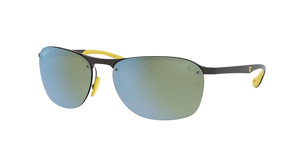 Ray Ban RB4302M Scuderia Ferrari Collection 62 Argent Gris Verre