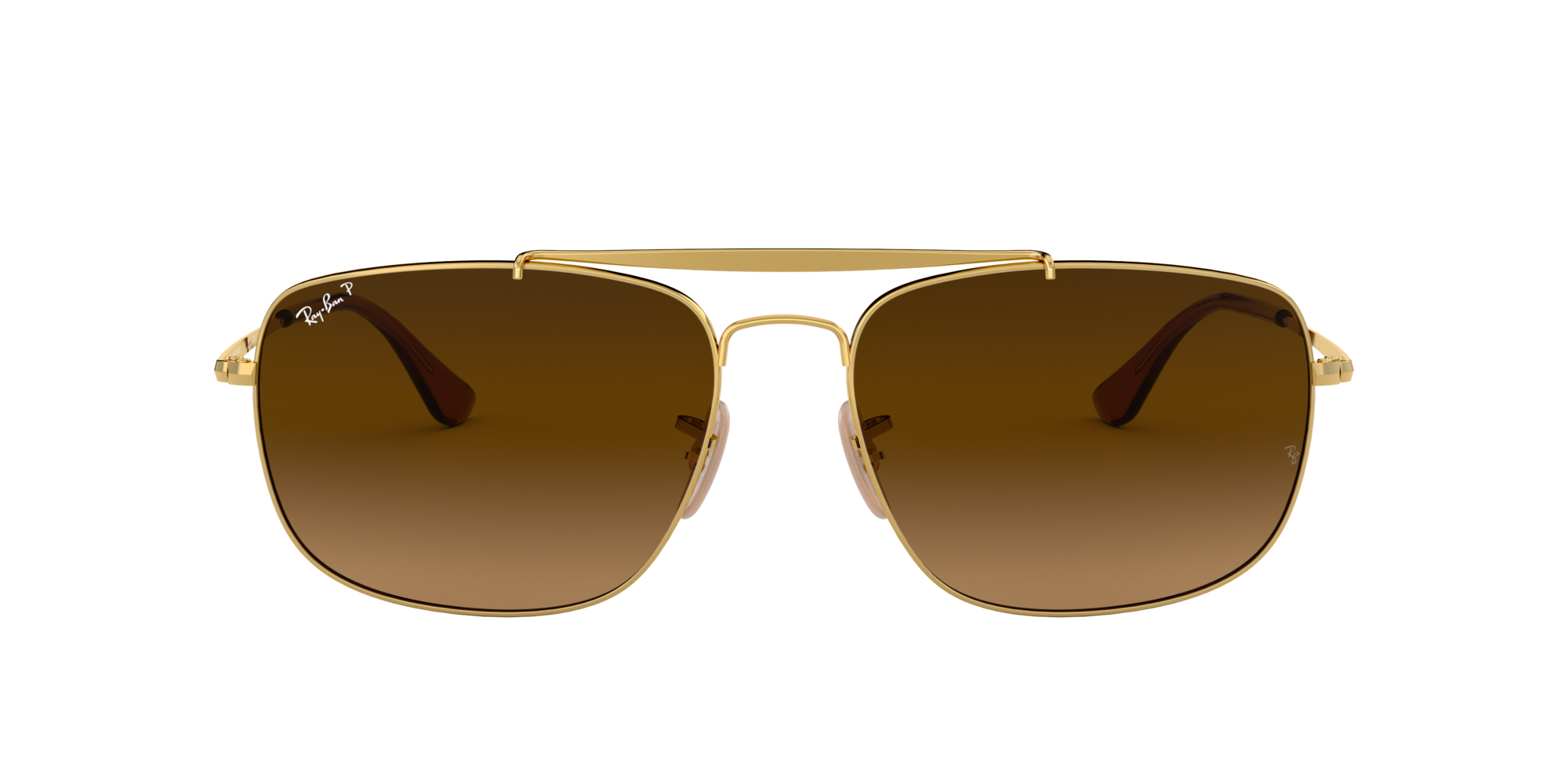 Ray-Ban RB3560 COLONEL 61 Brown \u0026 Gold 