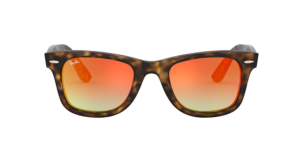 Ray-Ban RB4340 WAYFARER EASE 50 Orange & Tortoise Sunglasses | Sunglass ...