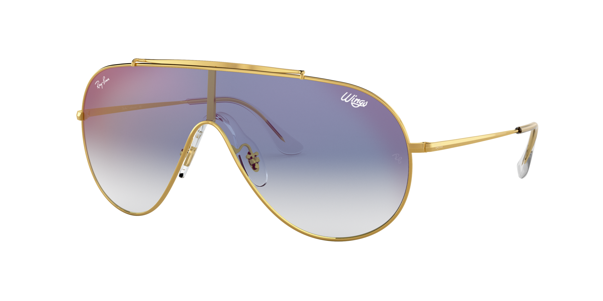 Ray-Ban RB3597 WINGS 01 Blue Gradient 