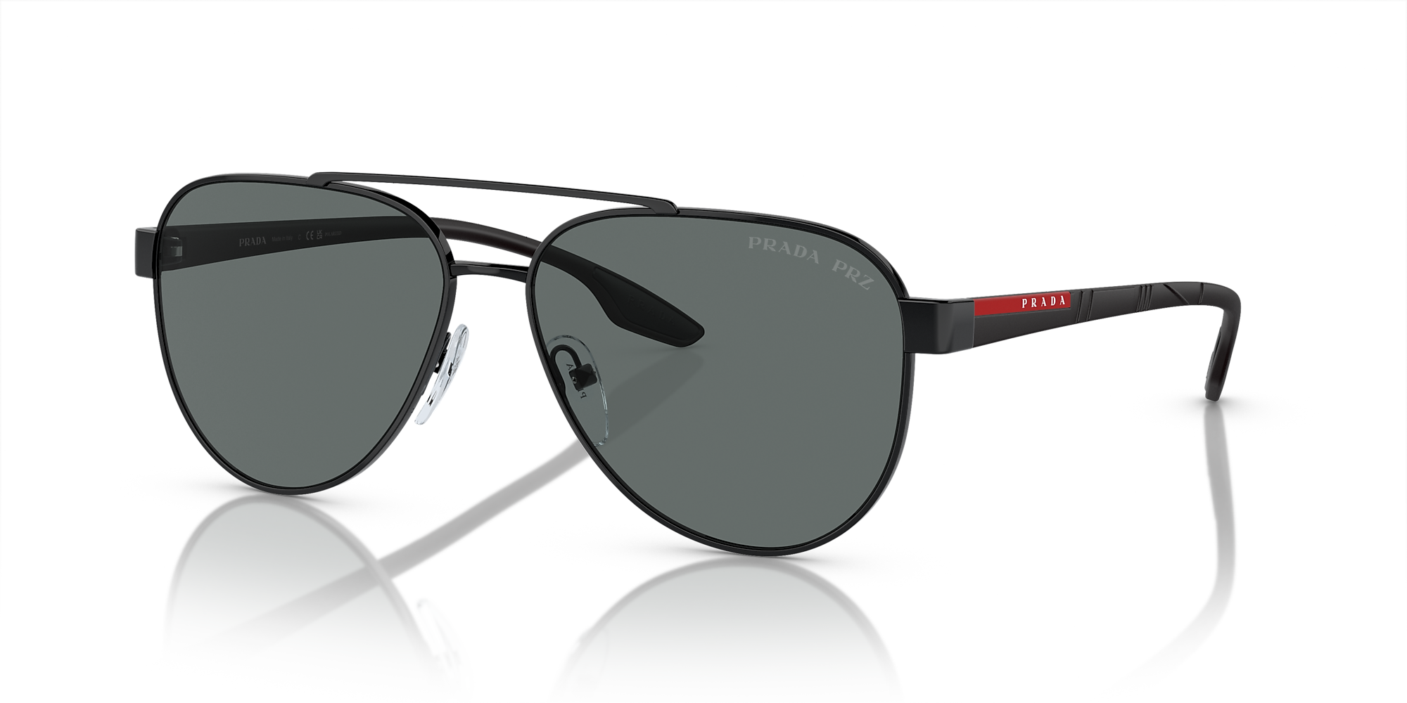 Prada Linea Rossa PS 54TS Lifestyle 58 Polarized Grey & Black Polarised ...