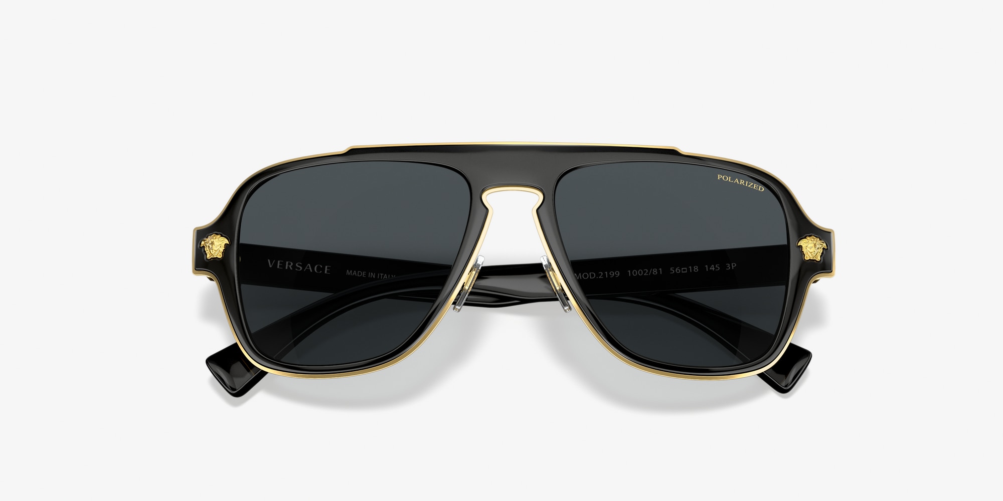 versace men's polarized sunglasses