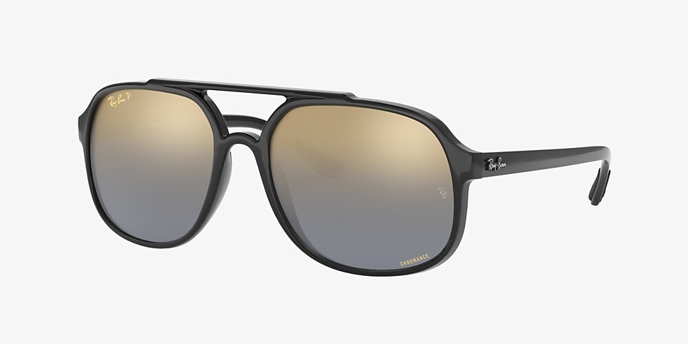 Ray Ban Rb4312 Chromance 57 Blue Brown Mirror Gradient Chromance Polarized Black Polarized Sunglasses Sunglass Hut Usa