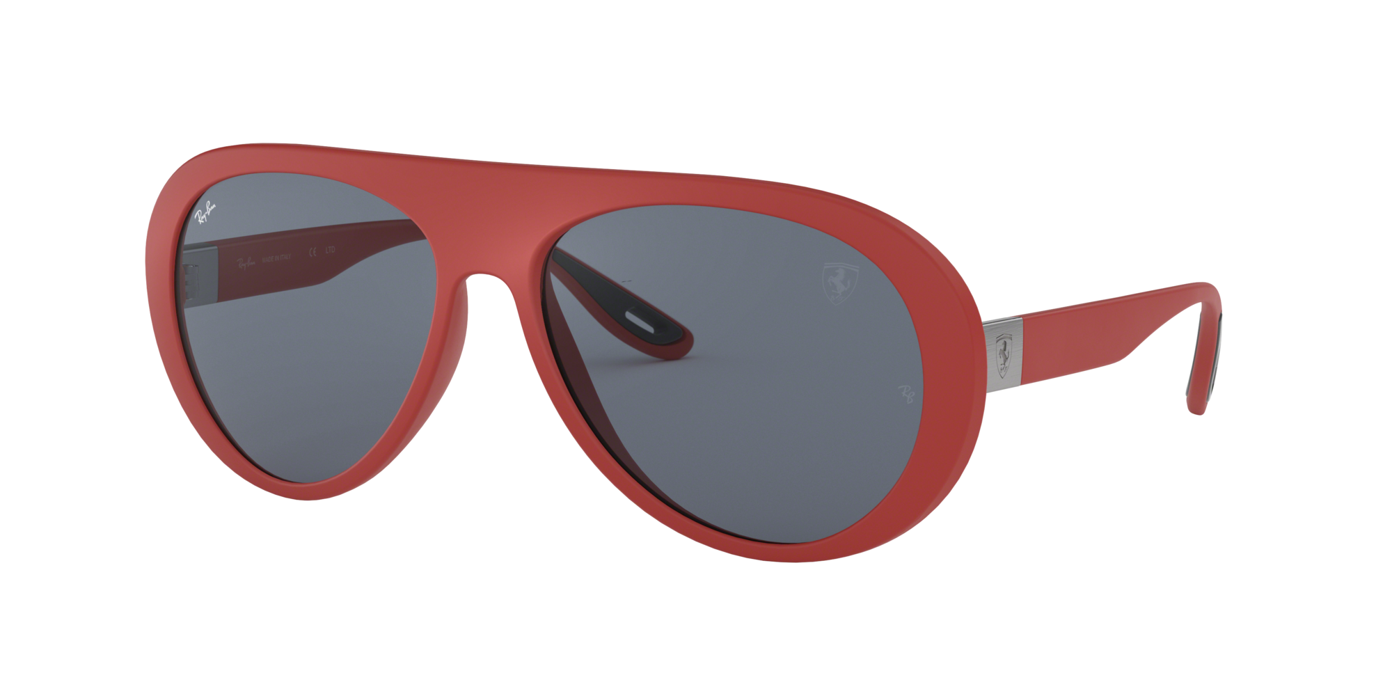 RayBan Man RB4310M SCUDERIA FERRARI COLLECTION  Frame color: Red, Lens color: Grey Classic, Size 5816/140