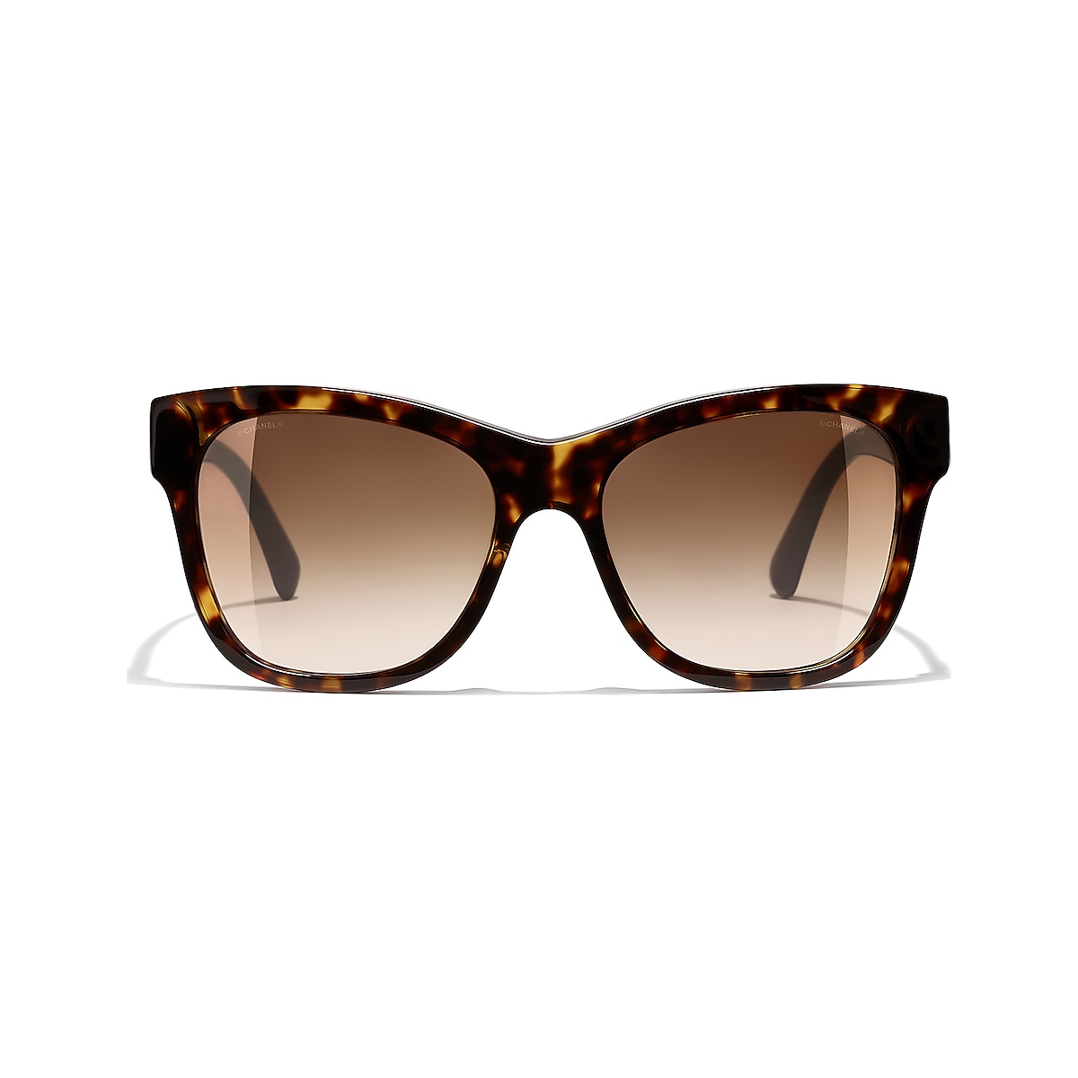 Chanel Square Sunglasses - Acetate, Dark Tortoise - Polarized - UV Protected - Women's Sunglasses - 5479 1425/S5
