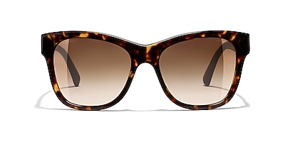 Chanel Square Sunglasses CH5380 56 Brown & Dark Tortoise Sunglasses