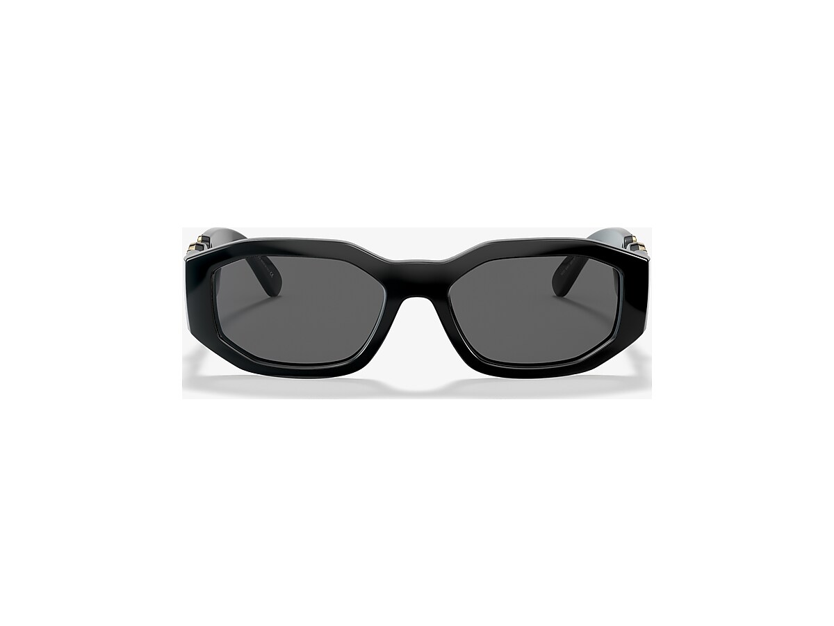 Versace VE4361 Biggie 53 Dark Grey & Black Sunglasses | Sunglass 