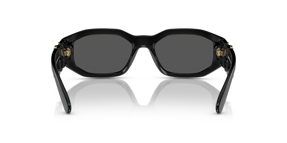 Versace VE4361 Biggie 53 Dark Grey & Black Sunglasses | Sunglass 