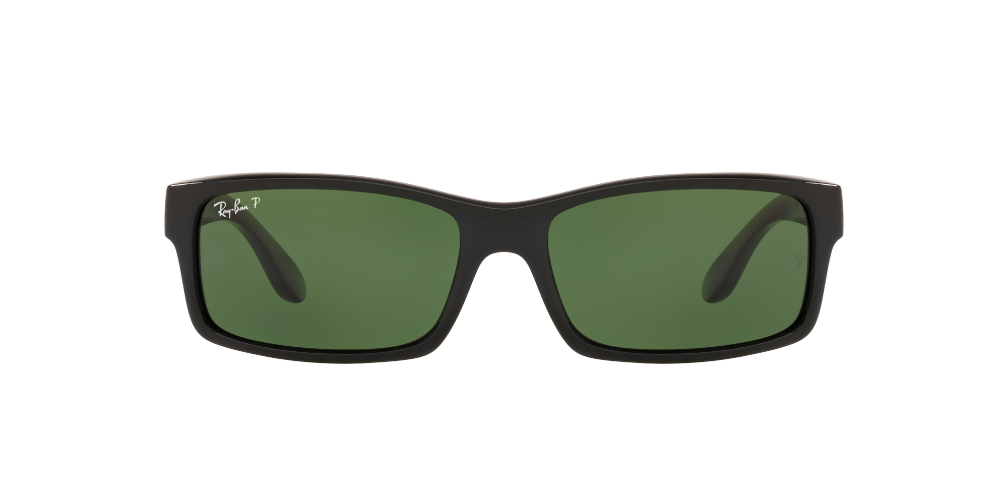 RAY-BAN POLARIZED Sunglasses RB4151 601/2P 59mm Black/Green G-15 NEW Italy  | eBay