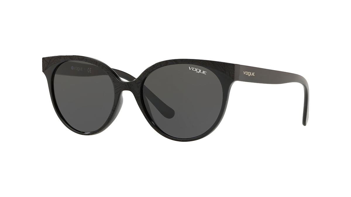 Vogue Eyewear VO5246S 53 Grey Top Black Serigraphy Sunglasses