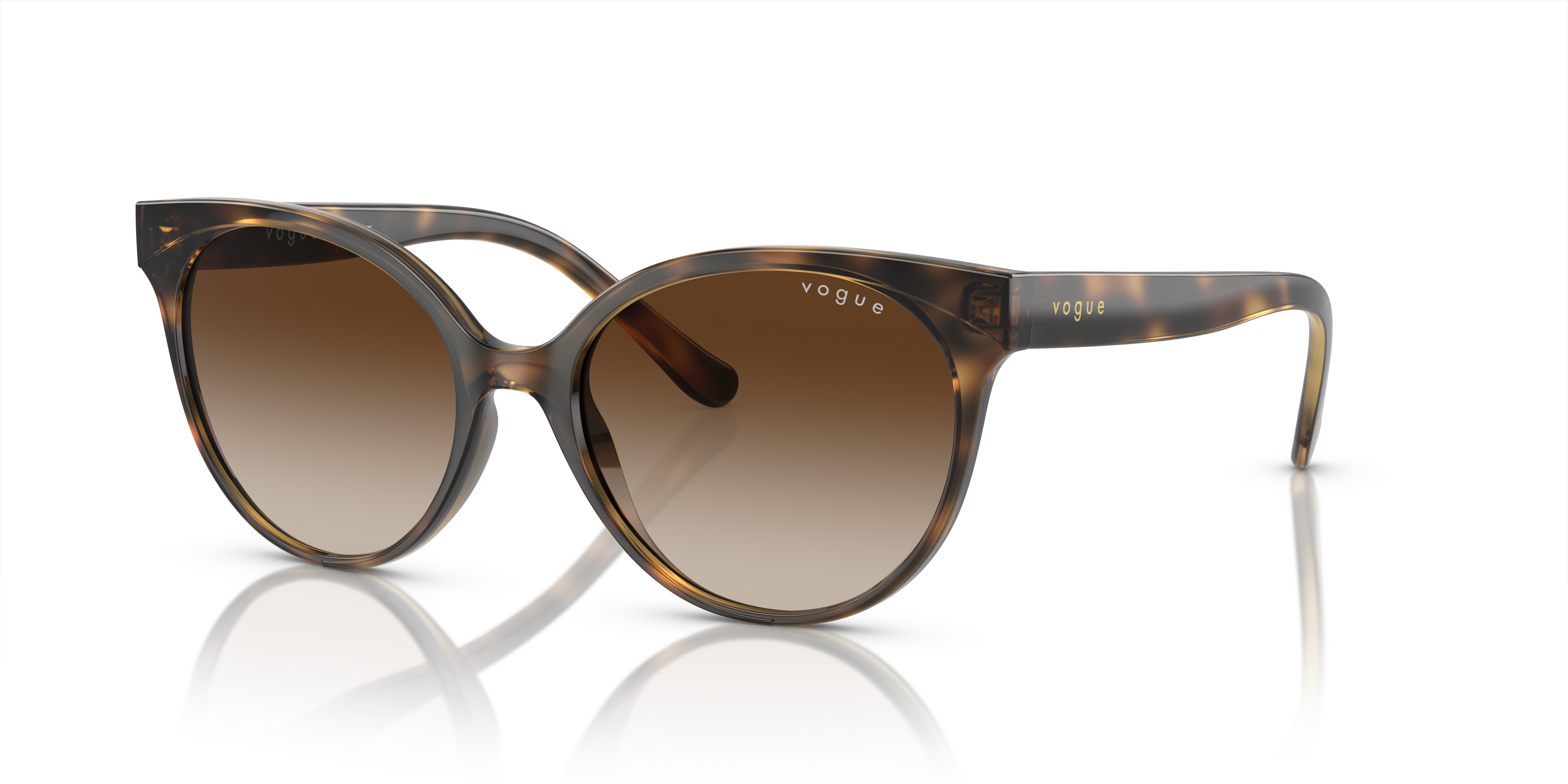 Vogue Eyewear VO5460S 56 Gradient Brown & Dark Havana Sunglasses | Sunglass  Hut USA
