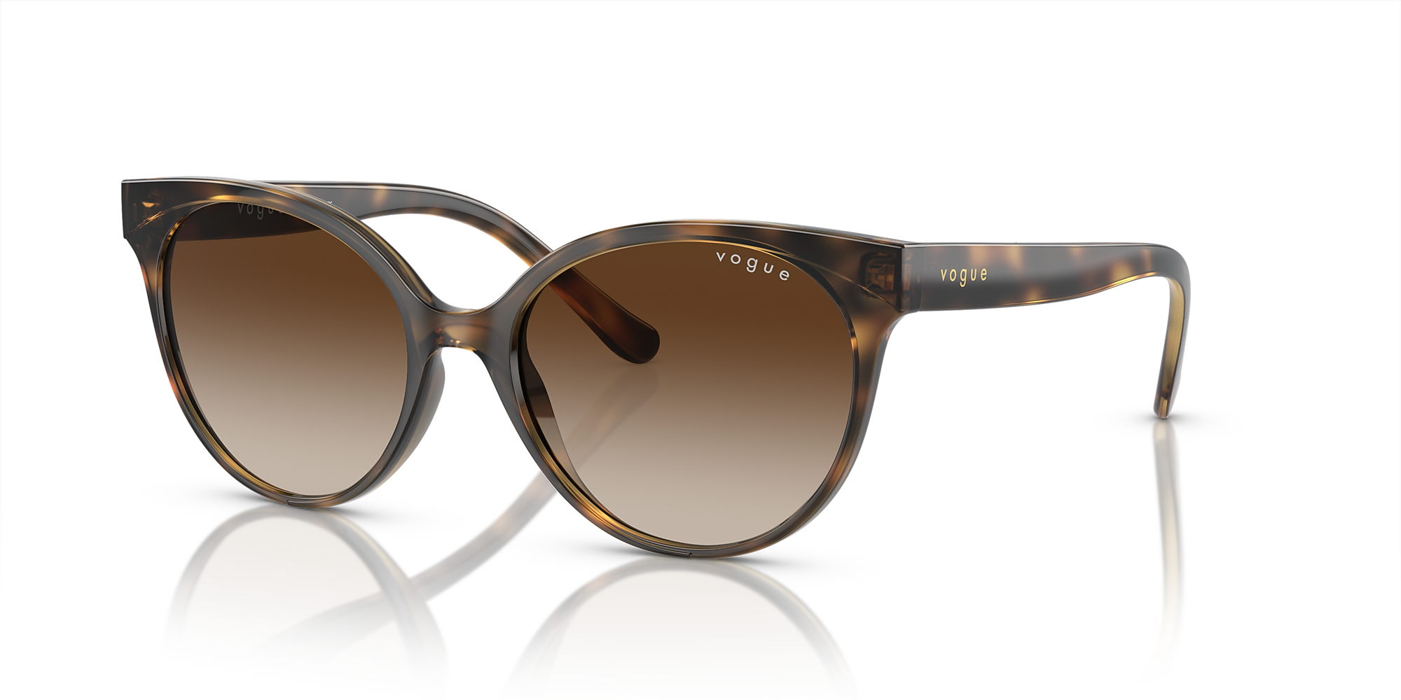 Vogue Eyewear VO5246S 53 Brown Gradient & Dark Havana Sunglasses