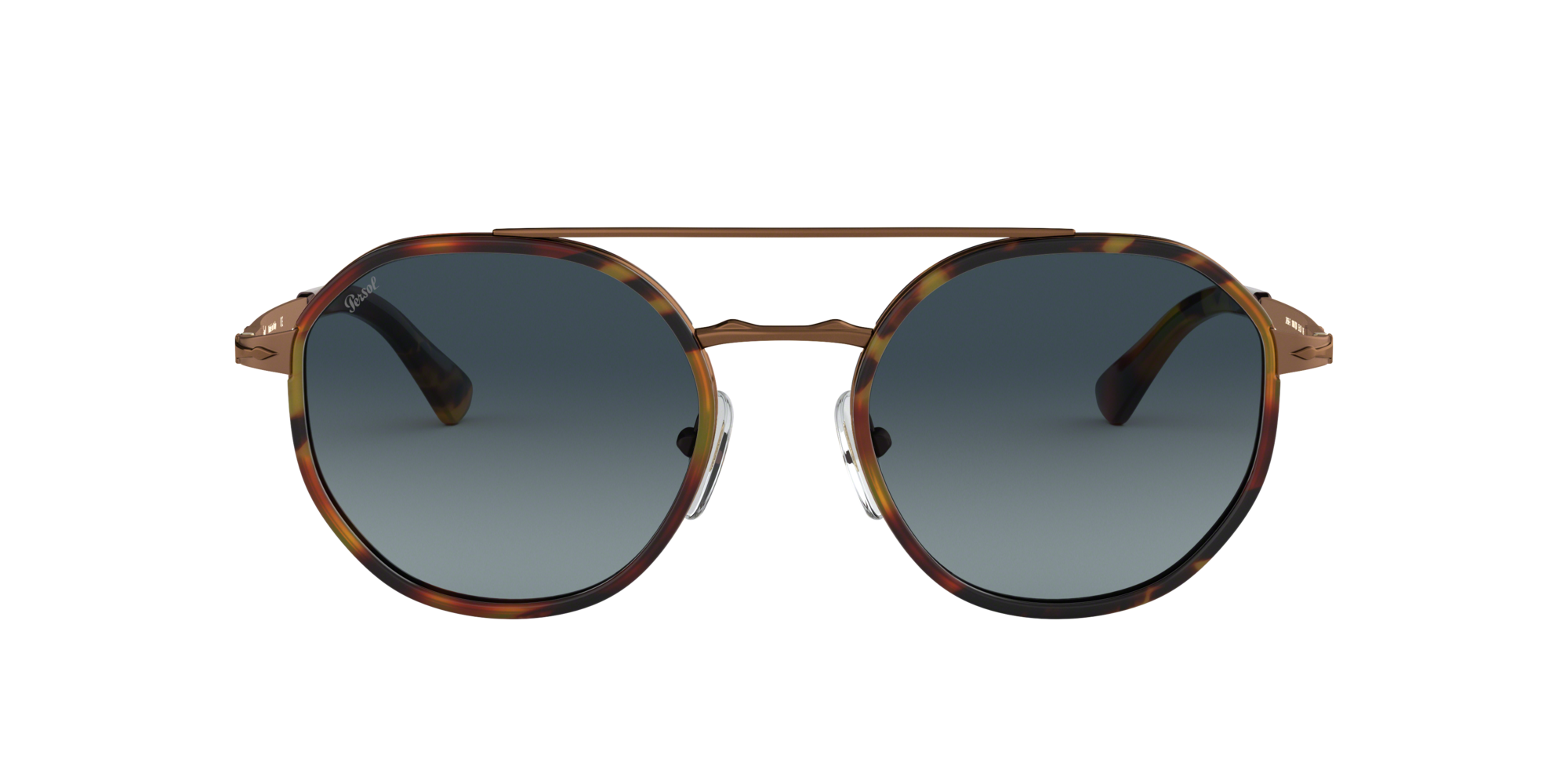 persol 53mm round sunglasses