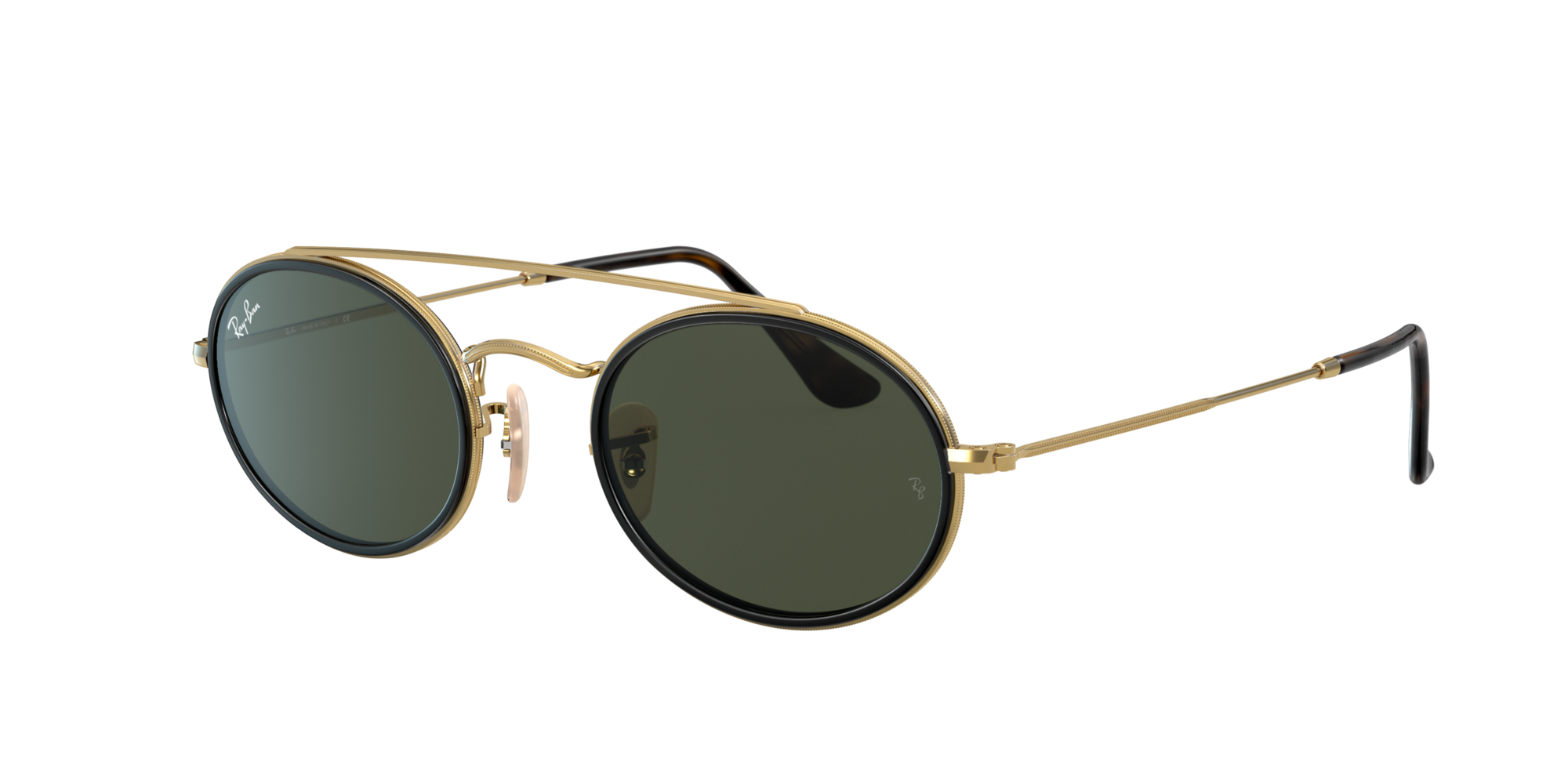 ray ban oval double bridge polarized